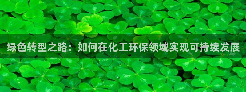 亿万先生手机版客户端下载官网:绿色转型之路:如何在化工环保领域实现可持续发展
